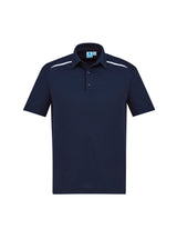 Sonar Mens Short Sleeve Polo - Navy/White