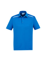 Sonar Mens Short Sleeve Polo - Royal/White