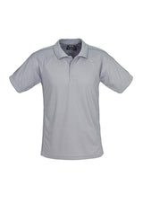 Resort Mens Short Sleeve Polo - Grey/Charcoal