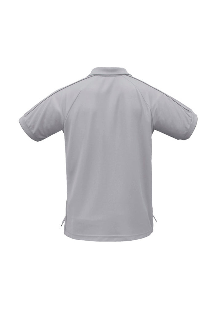 Resort Mens Short Sleeve Polo - Grey/Charcoal