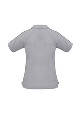 Resort Womens Short Sleeve Polo - Grey/Charcoal