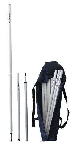 Paragon 2 piece Agility Poles - Set of 12 - White