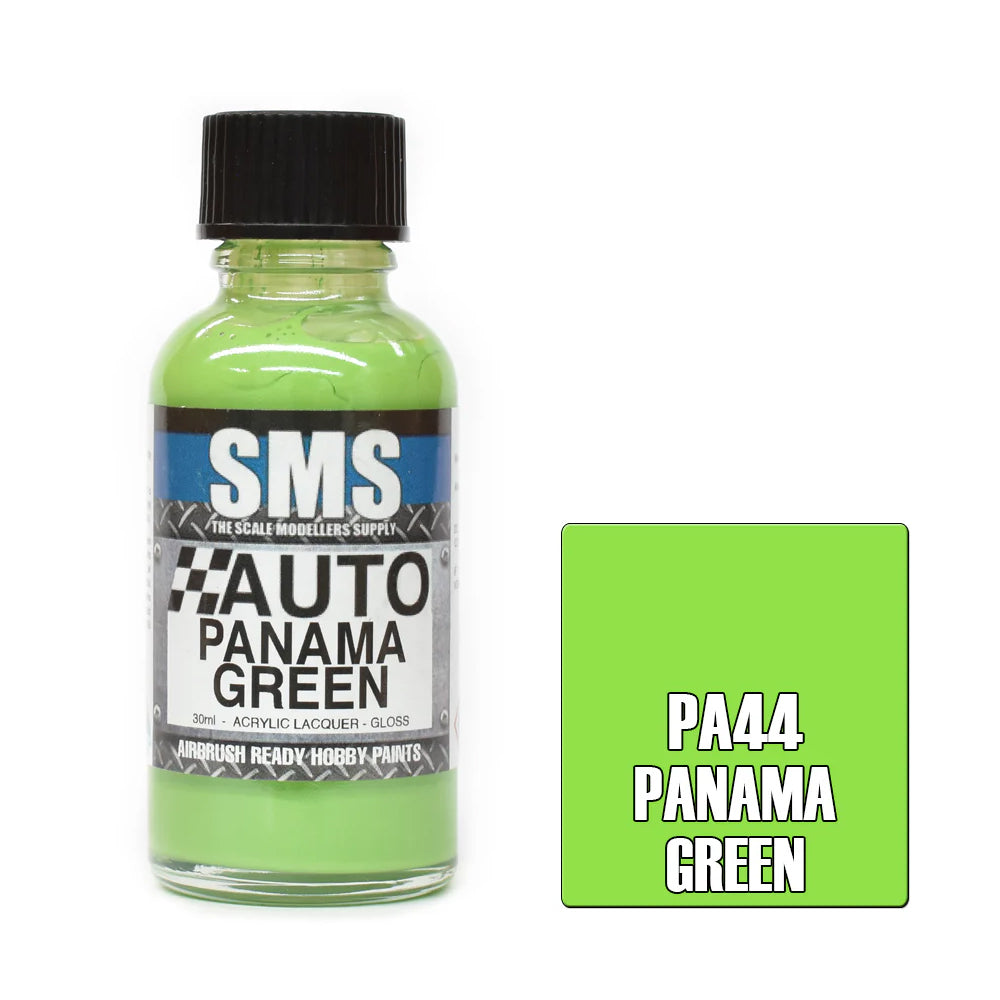 AIR BRUSH PAINT 30ML PANAMA GREEN ACRYLIC LACQUER SCALE MODELLERS SUPPLY