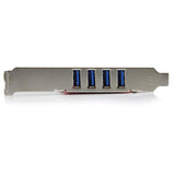 4 Port PCI SuperSpeed USB 3.0 Adapter Card with SATA / SP4 Power