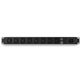 8-Port Rack-Mount PDU with C13 Outlets - 16 A - 10 ft. Power Cord (AS3112) - 1U