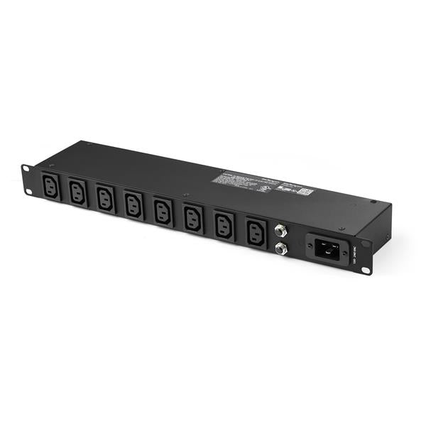 8-Port Rack-Mount PDU with C13 Outlets - 16 A - 10 ft. Power Cord (AS3112) - 1U
