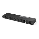 8-Port Rack-Mount PDU with C13 Outlets - 16 A - 10 ft. Power Cord (AS3112) - 1U