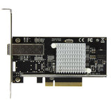 High-performance 1-Port 10G Open SFP+ Network Card for PCIe with Intel chipset, supporting MM/SM fiber connectivity.