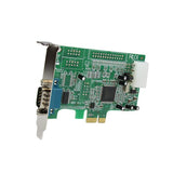 1 Port Low Profile RS232 PCI Express Card with 16550 UART for seamless serial connectivity and enhanced data flow.