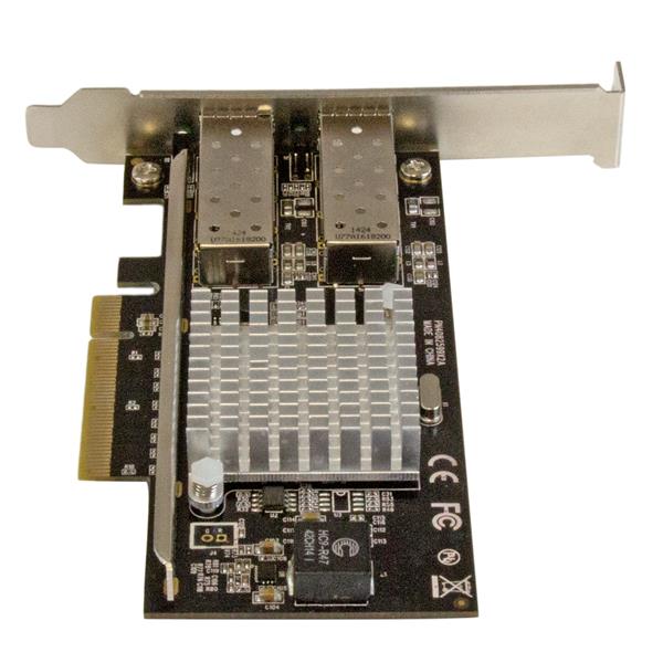 2-Port 10G Fiber Network Card with Open SFP+ - PCIe, Intel Chip