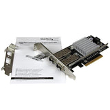 2-Port 10G Fiber Network Card with Open SFP+ - PCIe, Intel Chip