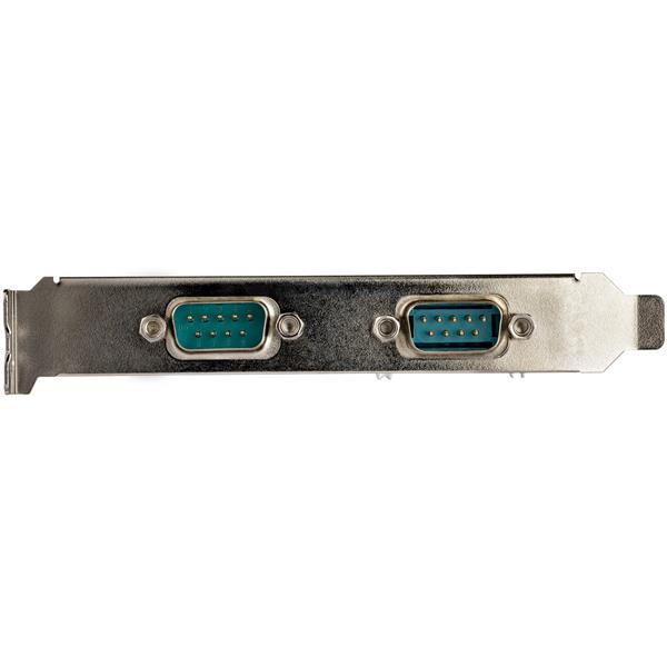2 Port PCI Express RS232 Serial Adapter Card - Full Profile
