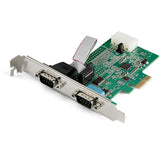 2 Port PCI Express RS232 Serial Adapter Card - Full Profile