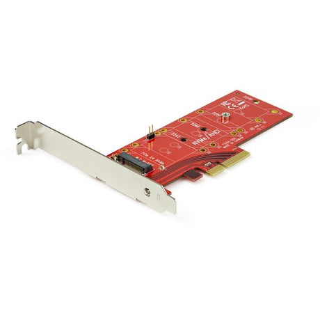 x4 PCI Express to M.2 SSD Adapter enabling high-speed storage upgrades for compatible PCIe M.2 drives in various sizes.