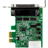4 Port PCI Express RS232 Serial Adapter Card - Low Profile