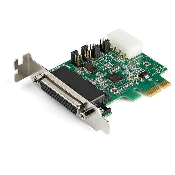 4 Port PCI Express RS232 Serial Adapter Card - Low Profile