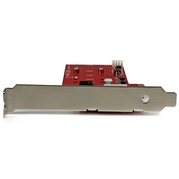 2x M.2 NGFF SSD RAID Controller Card plus 2x SATA III Ports - PCIe