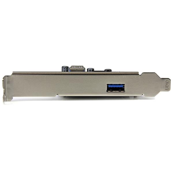 2-Port USB 3.1 (10Gbps) Card - USB-A, 1x External, 1x Internal - PCIe