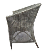 KUTA ARMCHAIR - BLACK/GREY WASH & OATMEAL
