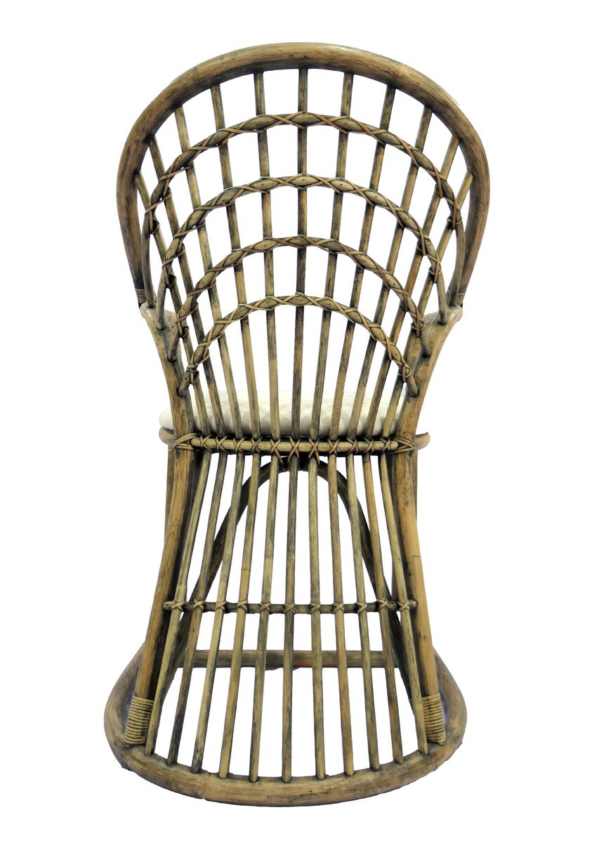 NUSA DUA ARMCHAIR- HONEY/BLACK WASH & OATMEAL