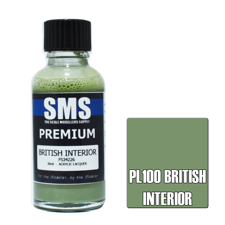AIR BRUSH PAINT 30ML PREMIUM BRITISH INTERIOR  ACRYLIC LACQUER
