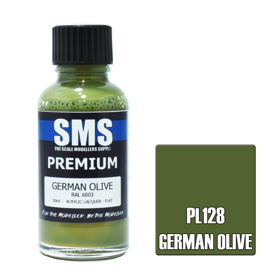 AIR BRUSH PAINT 30ML PREMIUM GERMAN OLIVE  ACRYLIC LACQUER