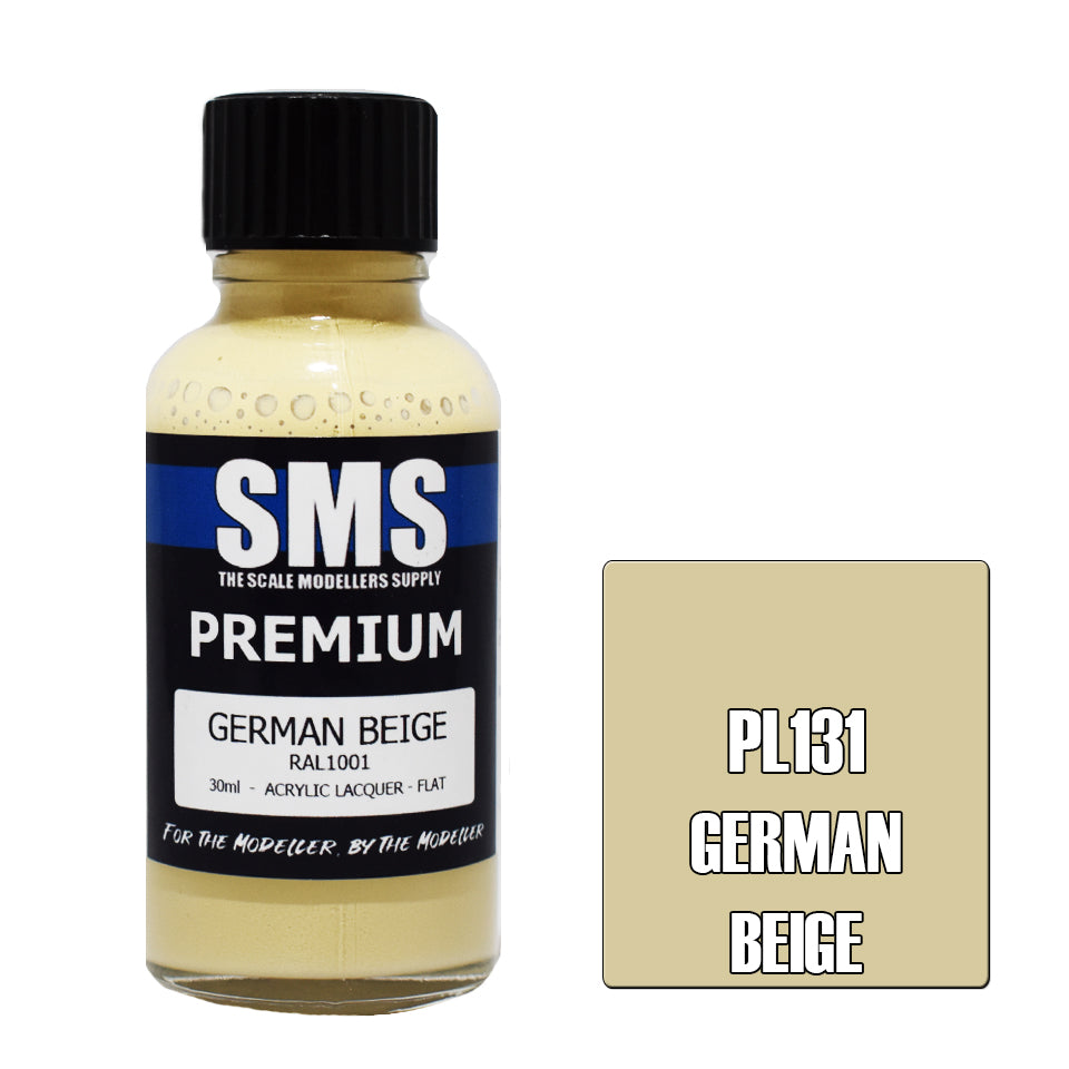AIR BRUSH PAINT 30ML PREMIUM GERMAN BEIGE ACRYLIC LACQUER SCALE MODELLERS SUPPLY