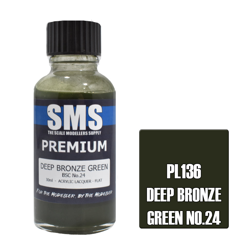 AIR BRUSH PAINT 30ML PREMIUM DEEP BRONZE GREEN ACRYLIC LACQUER