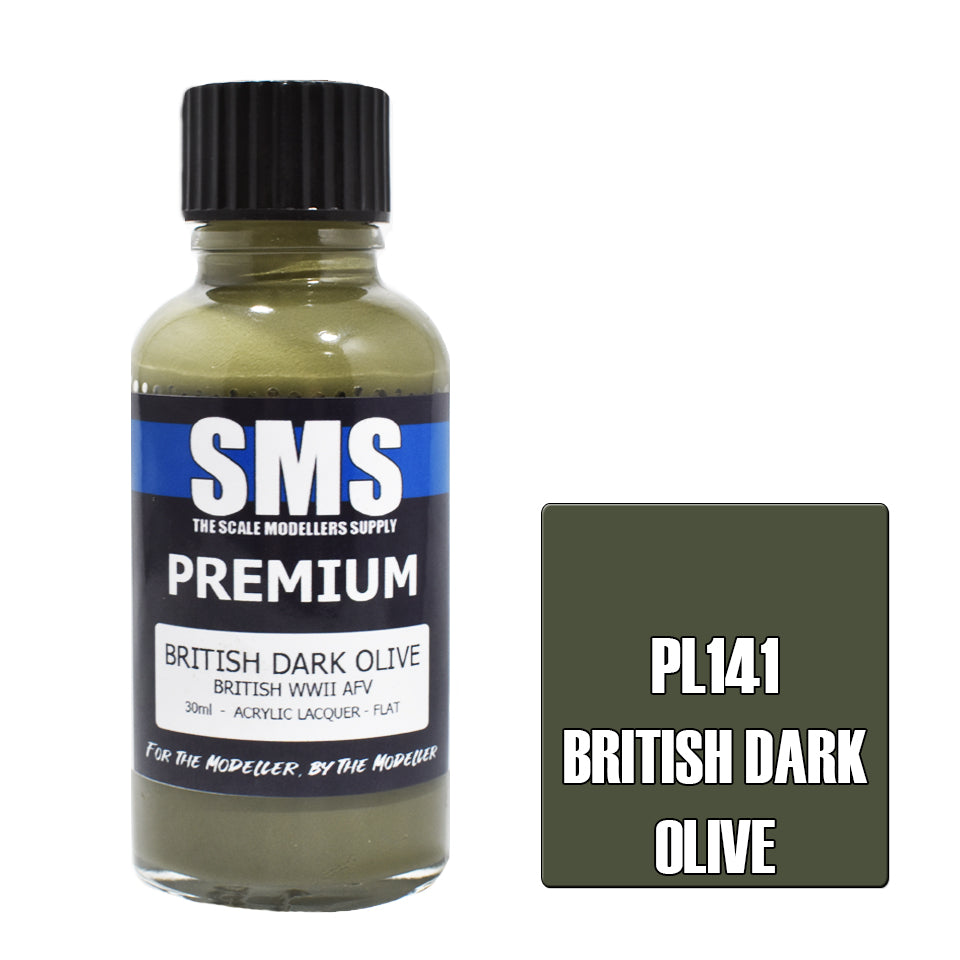 AIR BRUSH PAINT 30ML PREMIUM BRITISH DARK OLIVE  ACRYLIC LACQUER