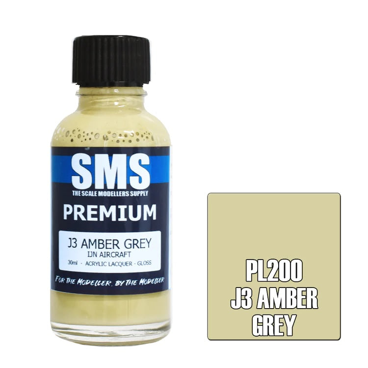 AIR BRUSH PAINT 30ML PREMIUM J3 AMBER GREY  ACRYLIC LACQUER