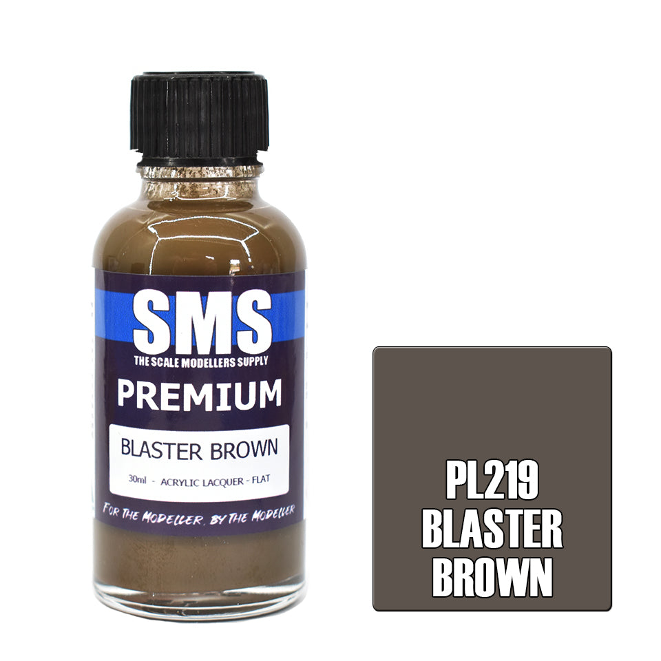 AIR BRUSH PAINT 30ML PREMIUM BLASTER BROWN ACRYLIC LACQUER