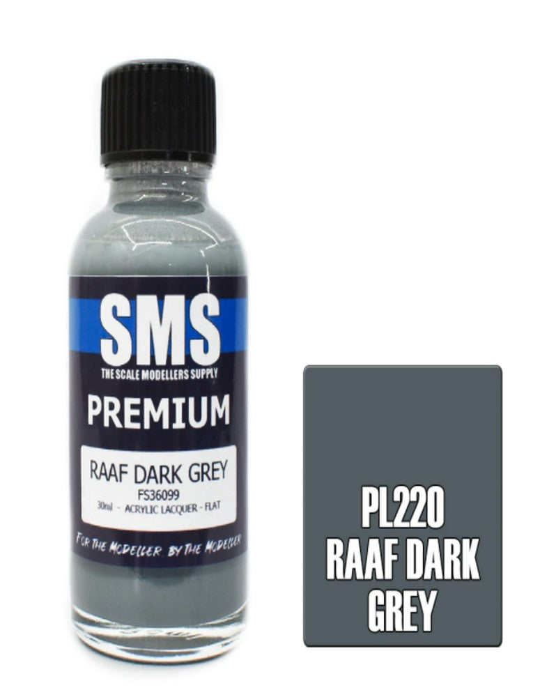 AIR BRUSH PAINT 30ML PREMIUM RAAF DARK GREY ACRYLIC LACQUER
