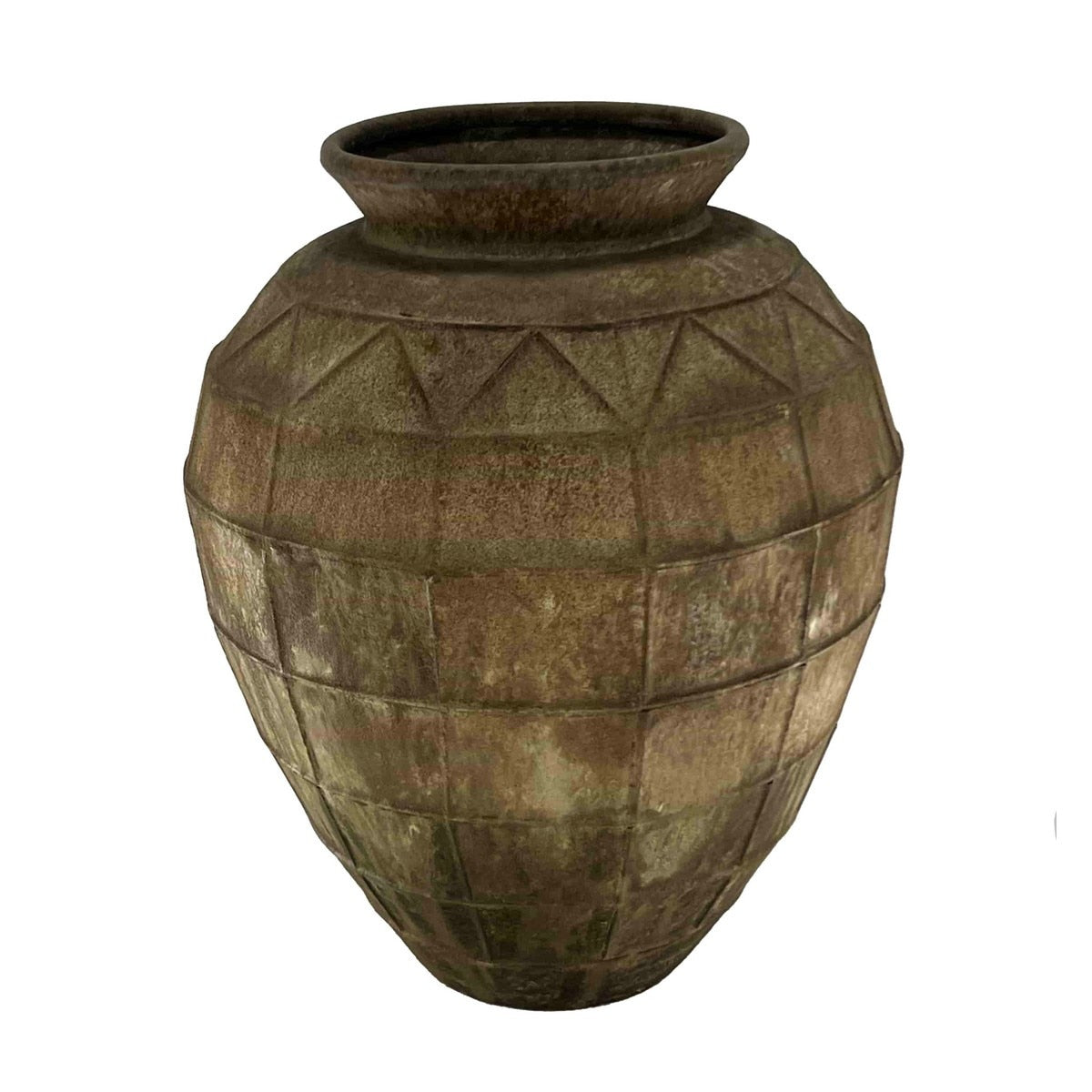 ANTIQUE METAL URN -  390x230x500