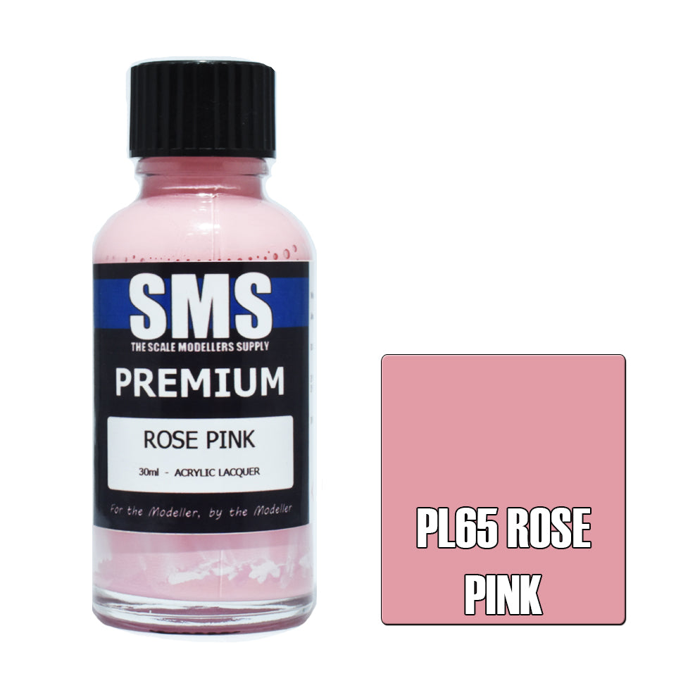 AIRBRUSH PAINT 30ML PREMIUM ROSE PINK ACRYLIC LACQUER