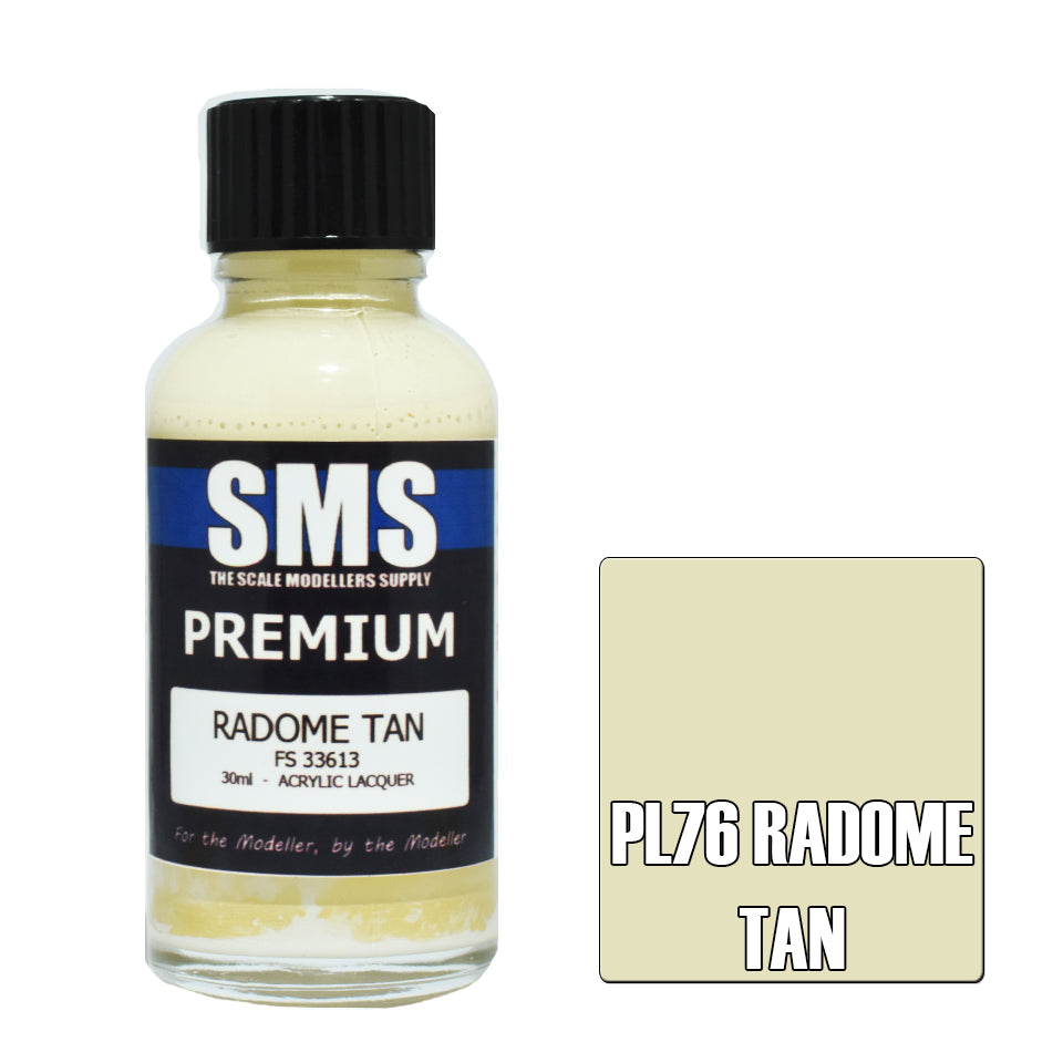 AIR BRUSH PAINT 30ML PREMIUM RADOME TAN  ACRYLIC LACQUER SCALE MODELLERS SUPPLY