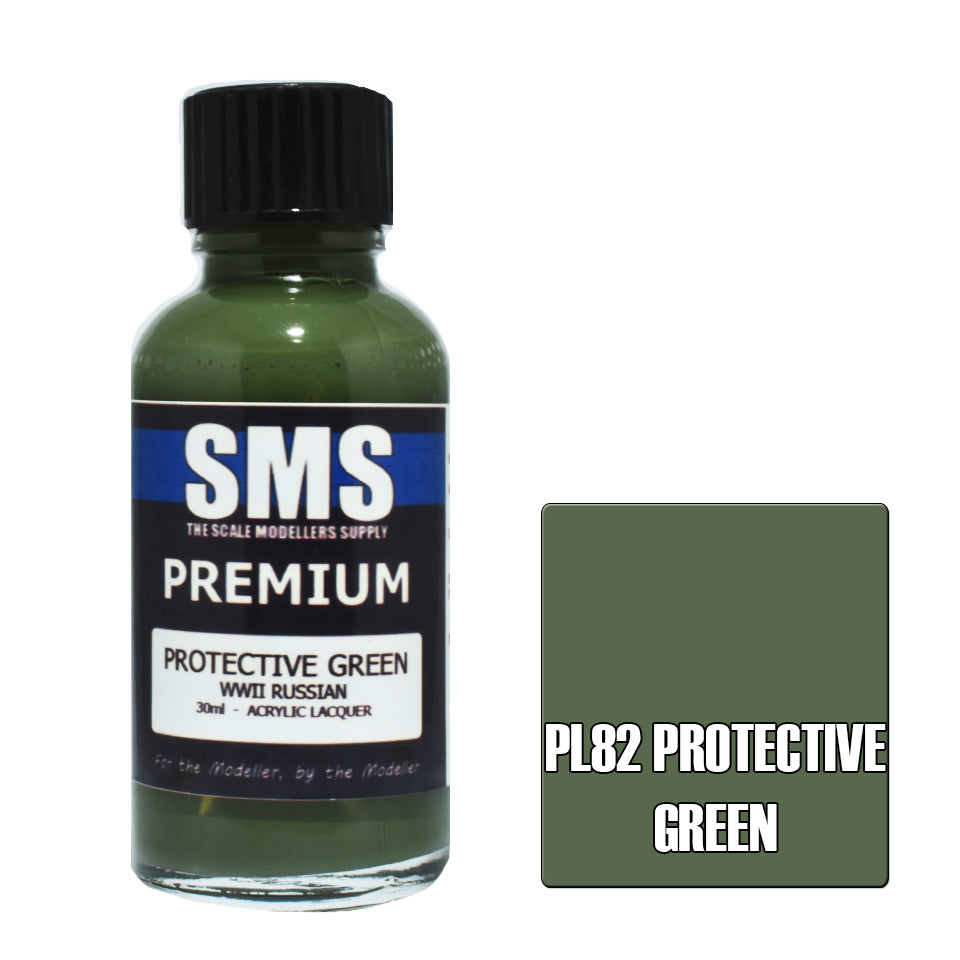 AIR BRUSH PAINT 30ML PREMIUM PROTECTIVE GREEN ACRYLIC LACQUER