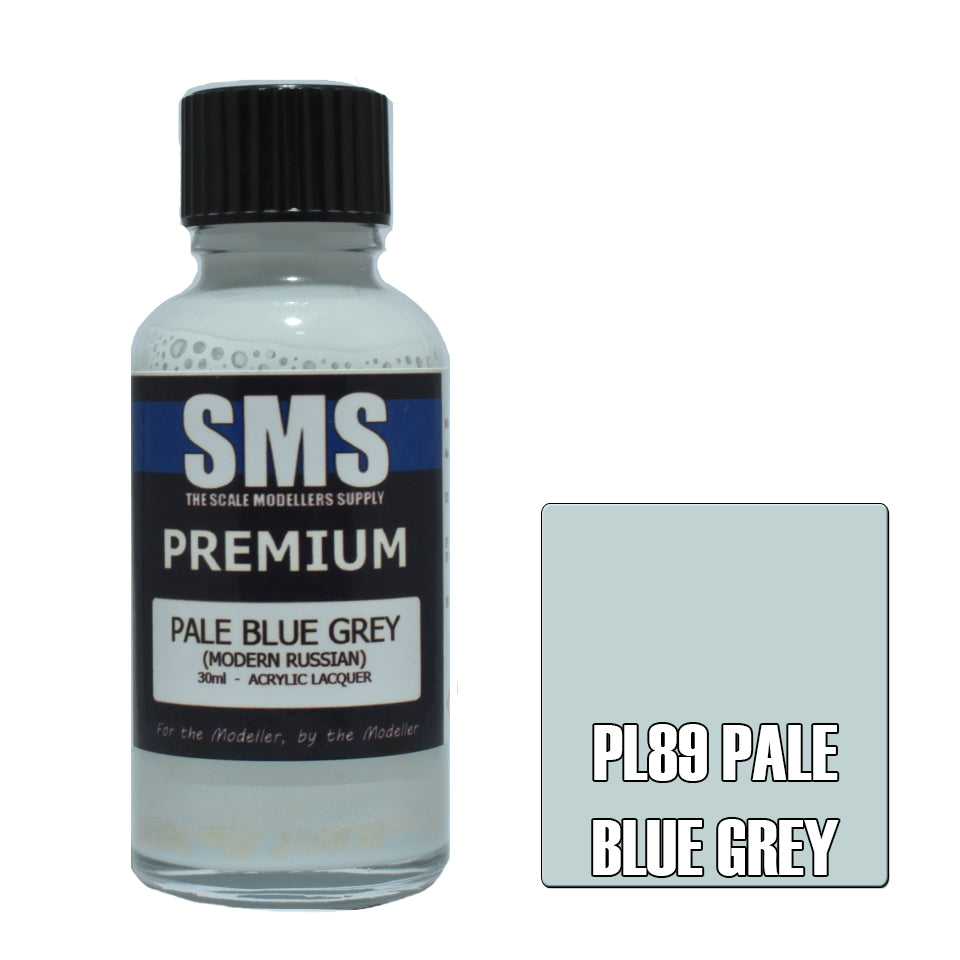 AIR BRUSH PAINT 30ML PREMIUM PALE BLUE GREY  ACRYLIC LACQUER