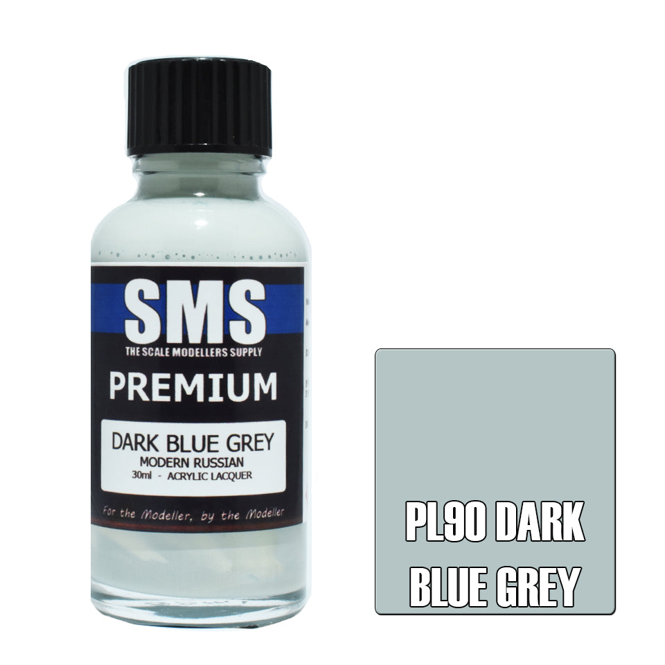 AIR BRUSH PAINT 30ML PREMIUM DARK BLUE GREY  ACRYLIC LACQUER