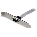 16-inch 9 Pin Serial Male to 10 Pin Motherboard Header Slot Plate adapter for reliable device connections and data transmission.