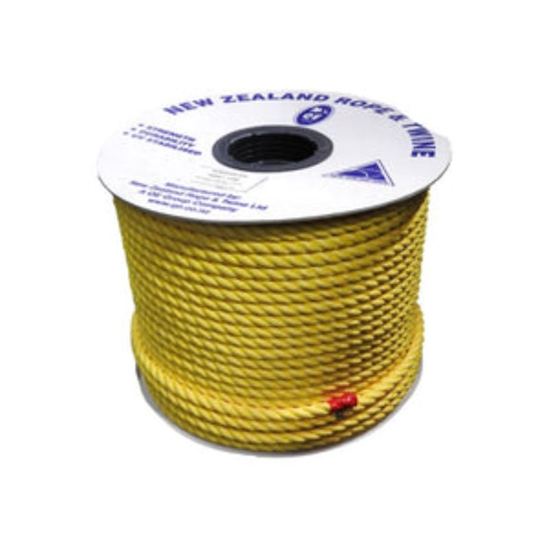 Yellow Polypropylene Rope - Durable 220m Reel for Multitasking – SmartfoxNZ