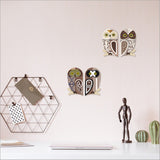 Intricately designed wall art set featuring pop-out Ruru, crafted from 3mm thick board, perfect for personalized decor.