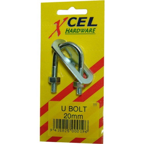 Bolts "U" Zinc  20mm (1)