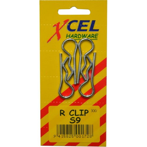 High-quality R. Clips "Goodline" 43 x 2.5mm S-9 for reliable fastening in DIY, automotive, and maintenance projects.