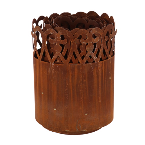 Lawn Edging Rust Curls Roll (4.8m)