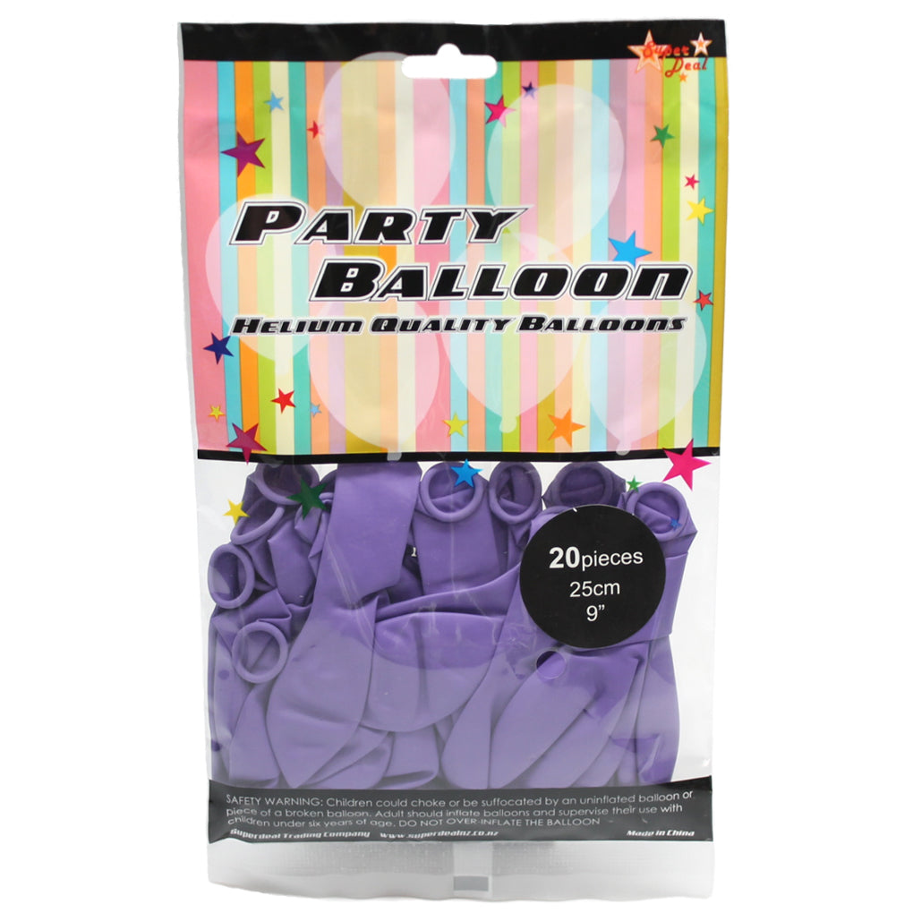 Purple Balloon.  20pk.