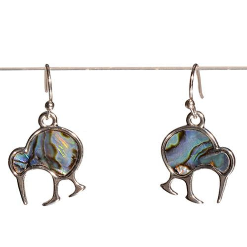 Paua Kiwi Earrings