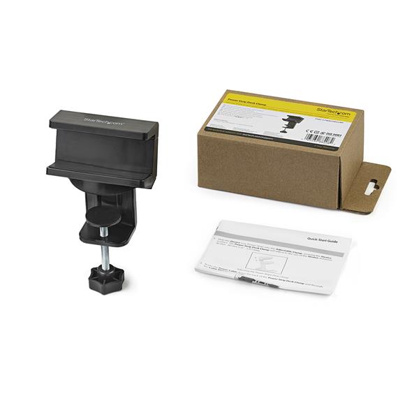 Power Strip Desk Mount - Clamp-on Power Strip Holder
