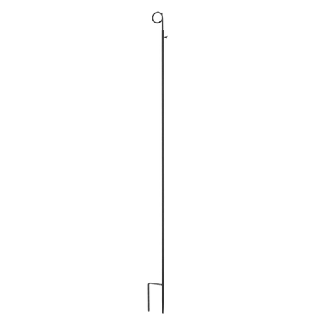 Height-adjustable steel festoon light holders in a set of 2, perfect for illuminating gardens and events with festive lights.