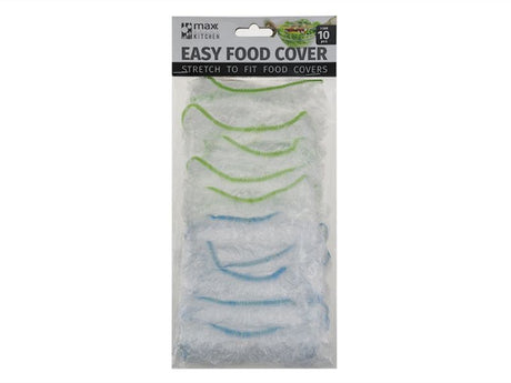 Clear food covers in assorted sizes for protecting meals from insects and dust, perfect for events and everyday use.