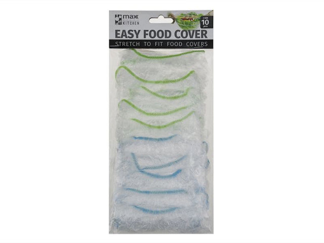 Clear food covers in assorted sizes for protecting meals from insects and dust, perfect for events and everyday use.